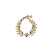 [Casablanca] Casablanca-Gold Laurel Brass Bracelet-Uomo OS OS