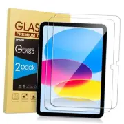 Screen Protector for iPad 10th Generation 10.9 inch 2022, 2 Pack 9H Hardness