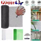 40x300cm Plastic Chicken Wire Fence Mesh Hexagonal Fencing Wire for Gardening AU