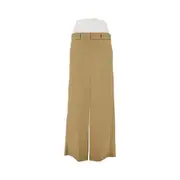 [MAISON MARGIELA] MAISON MARGIELA Gabardine long skirt with split Woman 40 40 Beige
