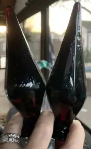 Empoli Genie Bottle Stopper Replacements STEEPLE In DK CHERRY 8” (2) RESIN