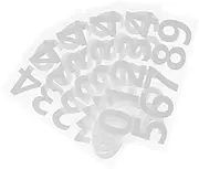 Tofficu 5 Sheets Reflective Number Stickers Decals for DIY Address Numbers Mailbox Trash Can Easy to Apply UV Resistant Long Lasting