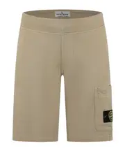 Stone Island Junior Compass-Patch Elasticated Waistband Shorts 8Y,6Y,4Y,6,14Y,2Y,12Y,10Y beige