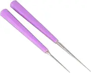 OFFIGAM 2Pcs Bead Hole Reamer Violet Pearl Bead Drill and Hole Opener for Craft DIY for Expanding Jewelry Making Supplies