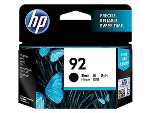 【原廠墨水】HP 92 C9362WA 黑色 OJ 6310 DJ 5440 PS 7830--5