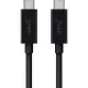 [4美國直購] Belkin 3.1 USB-C 轉 Type-C 100W 充電線-1米 10Gbps USB-IF認證線 傳輸線 數據線 4K 公對公_F2CU052bt1M