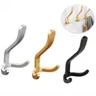 Black Golden Silver Robe Hook Waterproof Coat Rack Hanging Key Holder Toilet