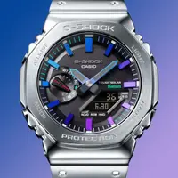 在飛比找momo購物網優惠-【CASIO 卡西歐】G-SHOCK 彩虹 絢麗色彩 八角金