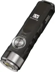 Flashlight 650 Lumens Super Bright Outdoor Mini Keychain Flashlights (Black)