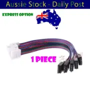 1x RGB Male/Female LED Cable to Clip Joiner Connector for Strip Lighting