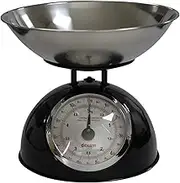 Dexam Retro Kitchen Scales, Black;17848101 24.70 x 24.70 x 24.70 cm