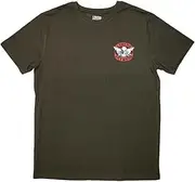 [Rock Off officially licensed products] Lynyrd Skynyrd Mini Biker Patch Logo T Shirt XXL Green