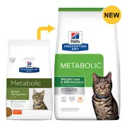 Hill's Prescription Diet Metabolic Weight Loss & Maintenance Chicken Flavour Dry Cat Food 3.85 Kg