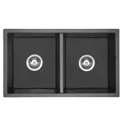 770X450X230MM CARCKO GRANITE Under/Over Mount Double Bowl Granite Sink
