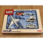 [TAKARA TOMY] TOMICA 舊紅標 超稀少 日本製 ANA 全日空 航空 機場 飛機 地勤 限定套組 盒組