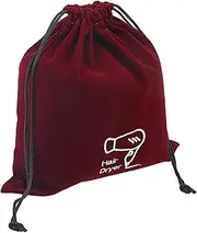 Travel Toiletry Bag Small Drawstring Pockets Hair Dryer Storage Organizer