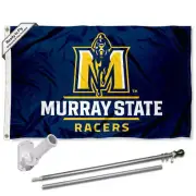 Murray State Racers Flag Pole and Bracket Gift Set Package