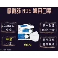 在飛比找樂天市場購物網優惠-MOTEX 摩戴舒 N95 醫用口罩 蚌型 耳掛式 一片一包