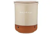 Ladelle 21cm Eco Terracotta Taupe Onion Vault Kitchen Food Storage Organisation