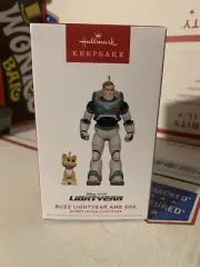 Hallmark Keepsake Ornament 2022 Buzz Lightyear and Sox from Pixar Lightyear NIB