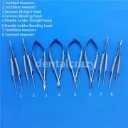 Titanium 16cm Surgical Ophthalmic Instruments Scissors+Needle Holders +Tweezers