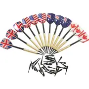 New Lot of 12 of Soft Tip Darts 14g For Electronic Dartboard With 36 Extra Tips
