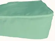 Box Cushion Cover- Square Patio Seat Chair Indoor Cushion Cover Polyester Blue 28" Length x 28" breadth x 5" Thick (71cm x 71 cm x 12cm)