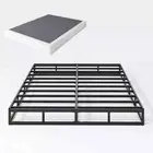 7" Box Spring Full Size Bed Base, 3000 lbs Heavy Duty Metal Mattress Frame