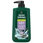 Irish Spring Body Wash for Men, 5-in-1 Body Wash Pump, 30 Oz