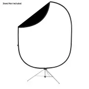 Savage Folding Black/White Collapsible Backdrop Studio Photography Background