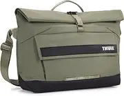 Thule Paramount 14L Green Crossbody Laptop Bag for Women - All Seasons, Minimalist Design, Solid Color, Nylon Fabric, Bluesign Certified