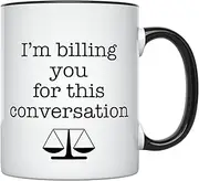 YouNique Designs Best Lawyer Ever Mug - 11 Oz, Lawyer Gifts for Men and Women, New Lawyer Office Gifts, Bar Exam Gifts for Attorneys, Female Lawyer Graduation Gift,Law School Graduation (Black Handle)