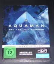 Aquaman: Lost Kingdom Limited steelbook 4K UHD blu ray+blu ray Nip