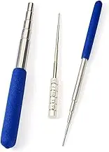 Snblzhef 3 Pcs Coil Jig Wire Looping Winding Rod Step Mandel Stick Jump Ring Forming Tool for Jewelry Making Wrapping 1.5-10 mm