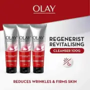 3pcs Olay Regenerist Revitalising Cream Cleanser 100g