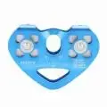(Blue)30KN Dual Pulley Zip Line Rescue Cable Trolley Outdoor Rock Climbing TA