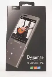 Dynamite MP3 Player 8GB with Bluetooth, Touch Buttons, Voice Recorder, Speaker,