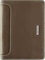 AT-A-GLANCE Day Runner Harrison Phone and Address Book, Directory, 5-1/2" x 8-1/2", Size 4, Brown (1124-0286)