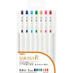 [日本製] ZEBRA 斑馬牌 SARASA R 7色入 原子筆 溜溜筆 圓珠筆 JJS29-R1-7C 0.4MM