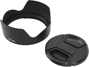 EW 83L Camera Lens Hood & Lens Cap for Canon EF 24 to 70mm F/4.0L USM Standard Zoom Lens Flower Lens Hood Sun Shade Shield with 77mm Lens Cap