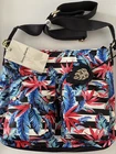 Tommy Bahama Women's Siesta Key Crossbody Stripped Palms of Paradise