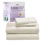 1000 Thread Count King Size Sheet Set, Winner Architectural Digest Best Sheet...