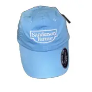 Sanderson Farms Hat Blue Ahead Adjustable Strapback 100% Cotton Lightweight New