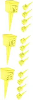 SUPVOX 3sets Versatile Water Measurement Tool Rain Gauge Sprinkler for Garden Watering System and Irrigation 5pcs*3