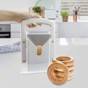 Bagel Slicer, Bagel Guillotine Cutter with Safety Guard and Safety Handle, Bagel