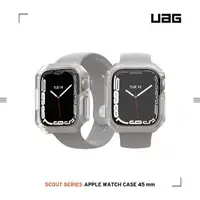 在飛比找momo購物網優惠-【UAG】Apple Watch 45mm 耐衝擊保護殼-透
