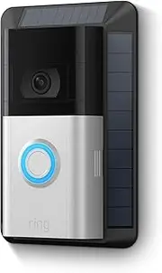 Ring Solar Charger for Battery Doorbells, Video Doorbell 3, Video Doorbell 3 Plus, Video Doorbell 4, Battery Video Doorbell Pro