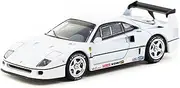 F40 White Road64 Series 1/64 Diecast Model Car by Tarmac Works T64R-076-WH