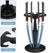 8-Tier Samurai Sword Holder Katana Display Stand Sword Stand Storing Swords