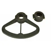 Springfield Marine 1580017-Blk Footrest And Bushing Set 2-7/8" Black